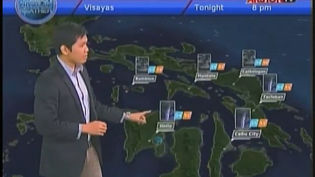 Aksyon Weather Joseph Ubalde- April 22, 2012 hottest day Metro Manila