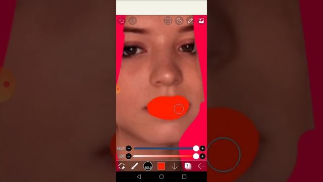 Как красить волосы в приложении ibispaint