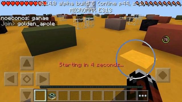 Играем на сервере Lifeboat Spleef