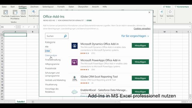 Microsoft Excel: Add-Ins hinzufügen, installieren und nutzen – so geht's!