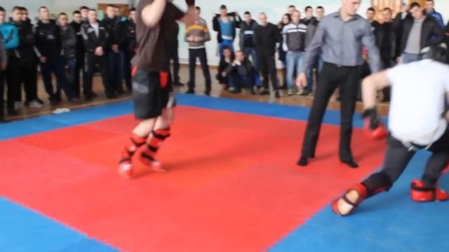 Женя Ступак бой 1 победа.