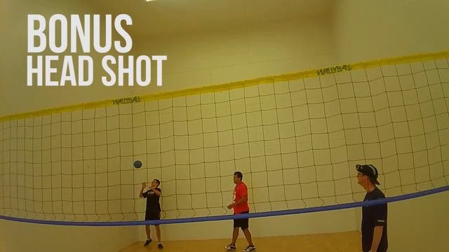 Wallyball Spike Into My Face Go Pro