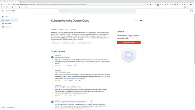 Cloud Study Jams Facilitator Training - Kubernetes in the Google Cloud