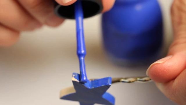 How To Make Star Hair Pins - 4th of July Hair Pins