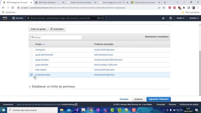 Subir imágenes a un S3