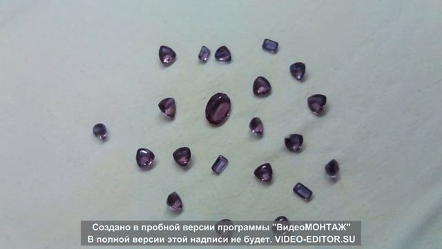 Самоцветы.  Александрит синтетический.