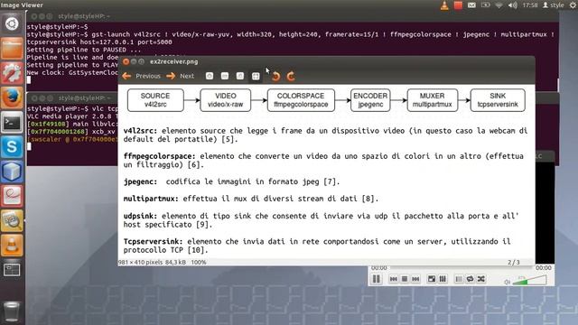 video streaming over TCP with JPG encoding in Gstreamer