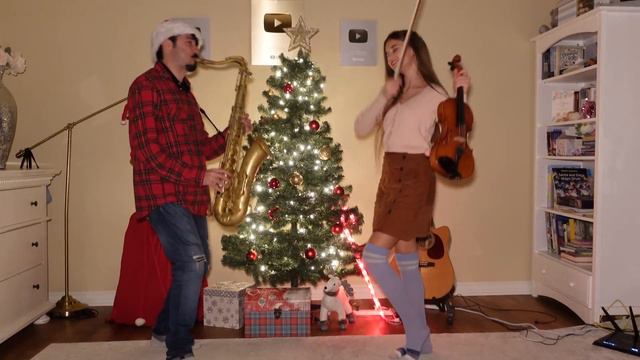All I Want For Christmas Is You - Mariah Carey - Karolina Protsenko Violin & Daniele Vitale Sax