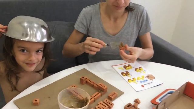 Конструктор из настоящих кирпичей brickmaster. Строим дом сами