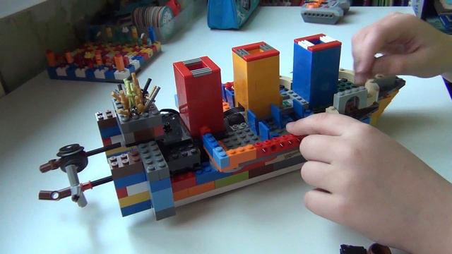 Lego пароход самоделка