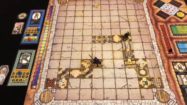 DungeonQuest Playthrough with Expansions | Thargrim vs Rildo Battle Report | Let's Play an Old Game