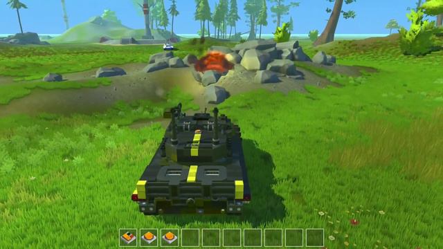 СНЁС БАШНЮ ТАНКУ, А ОН... | Scrap Mechanic