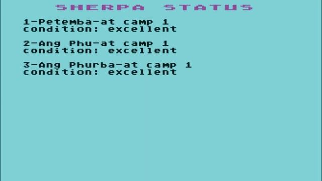 Everest Explorer for the Atari 8-bit family