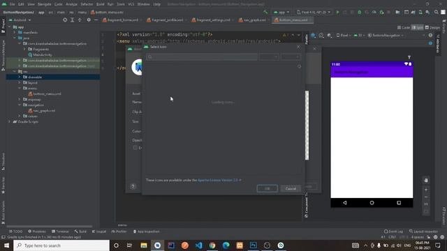 Bottom Navigation With Navigation Component in android studio  Kotlin  Android Tutorials