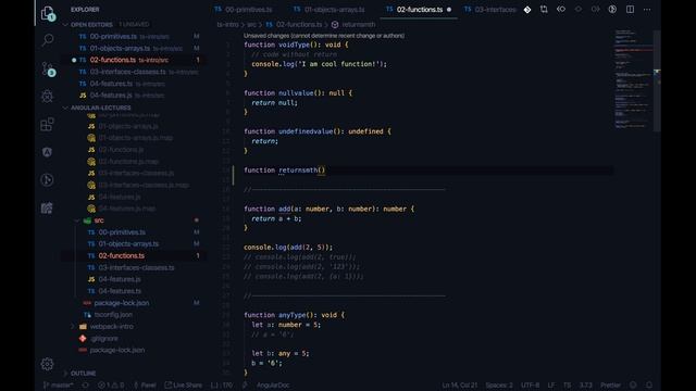 Angular 2020Q1 intro. TypeScript & Angular basics