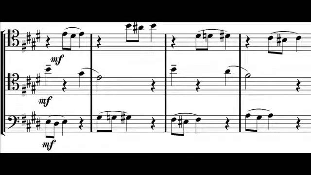 Etude 27 for Bassoon Trio