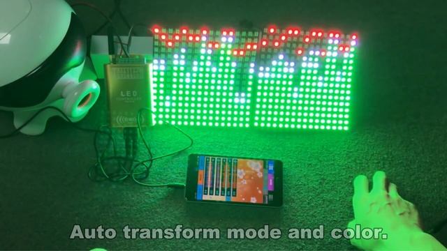 LED WiFi Music Spectrum Pixel Display Panels - WS2812B