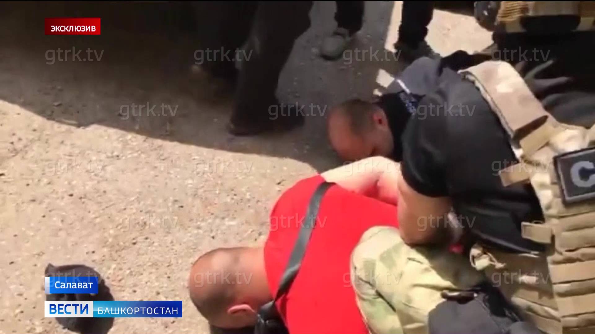 Эксклюзив: жесткое задержание группы вымогателей в Башкирии попало на видео