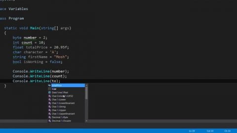 C# Tutorial For Beginners - Learn C# Basics in 1 Hour