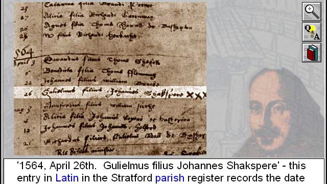 The Time, Life and Works of William Shakespeare Part 1