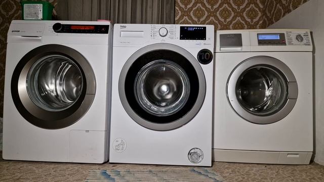 Spin Race 2 - Gorenje SensoCare W9865E VS Beko HomeWhiz VS Aeg Lavamat L88810