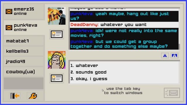 Обзор игры Emily is Away Too. На этот раз не зафрендзонят ;)