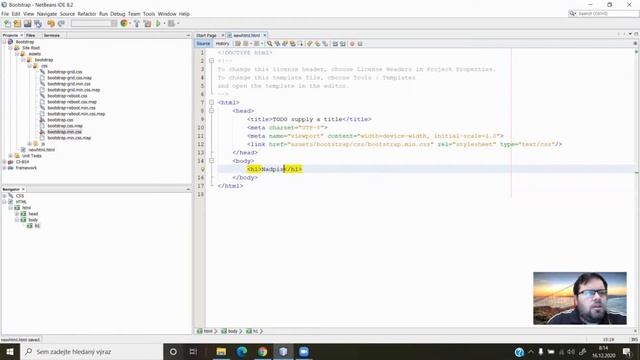 Bootstrap 4 základy, stažení, zprovoznění