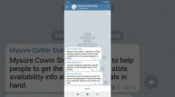 Telegram alerts for Cowin Slots
