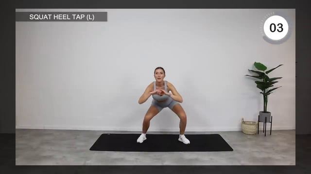 30 Min Full Body - Low Impact Tabata _ Intense No Jumping Cardio _ Fat Burn, 300 Cal _ No Equipment