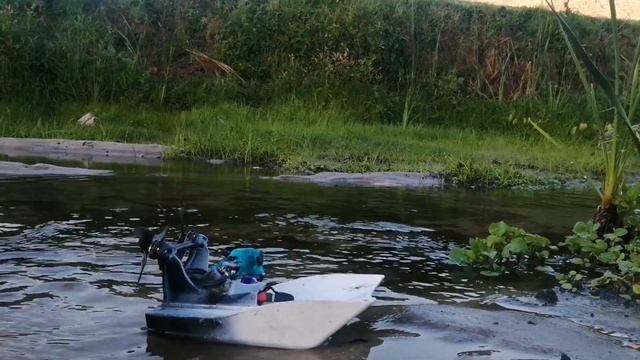 Micro FPV Airboat From Drone Parts and 3D Printing