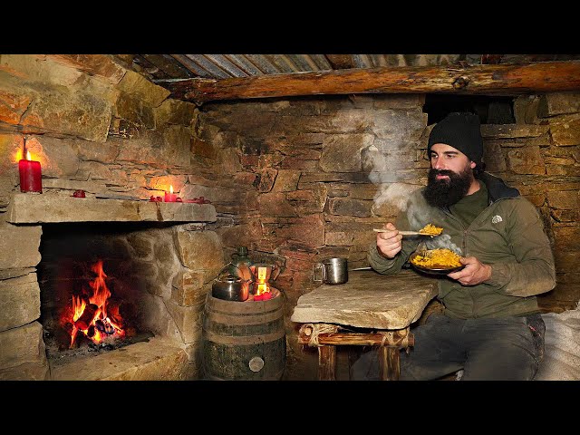 Одиночная ночевка в бункере для выживания