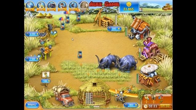 Farm Frenzy 3 Madagascar (level 43) only GOLD Веселая ферма 3 Мадагаскар (Уровень 43) Золото