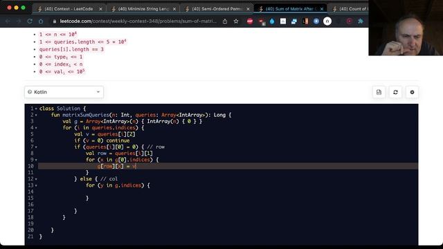 Leetcode Contest 348 in Kotlin (Q2 only)
