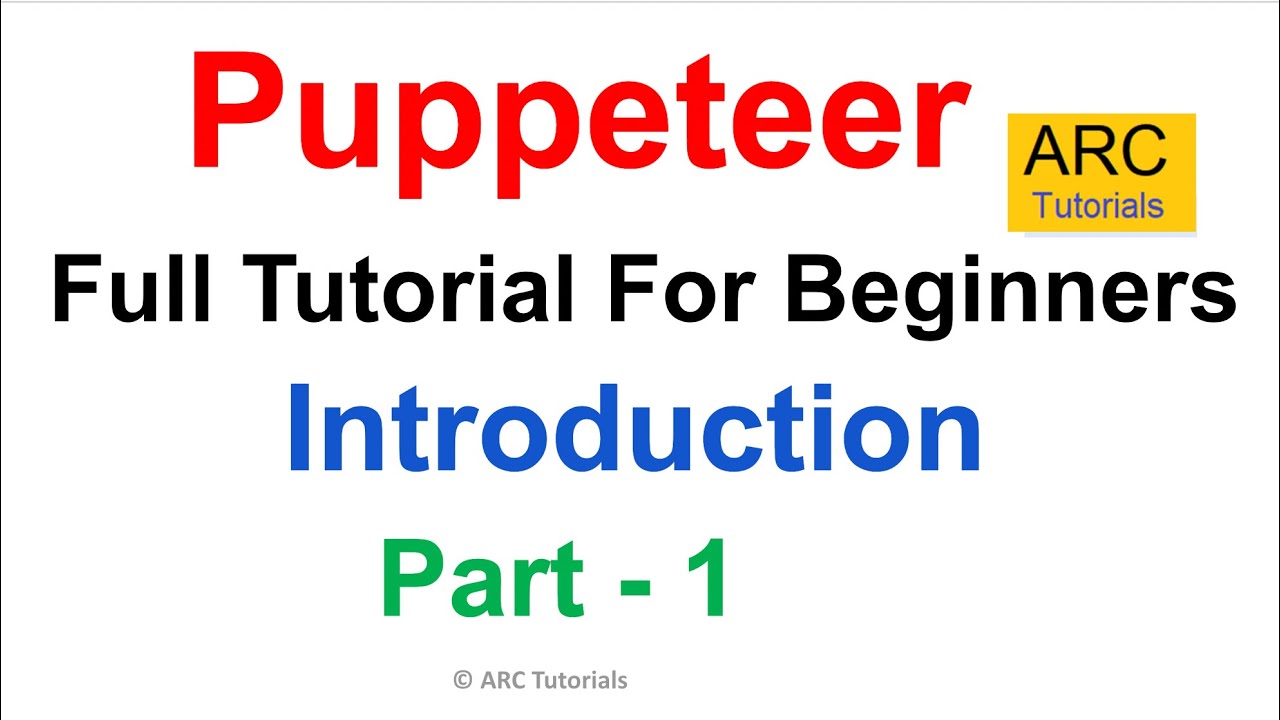Урок №1 Puppeteer для начинающих | Веб-скрейпинг и автоматизированное тестирование