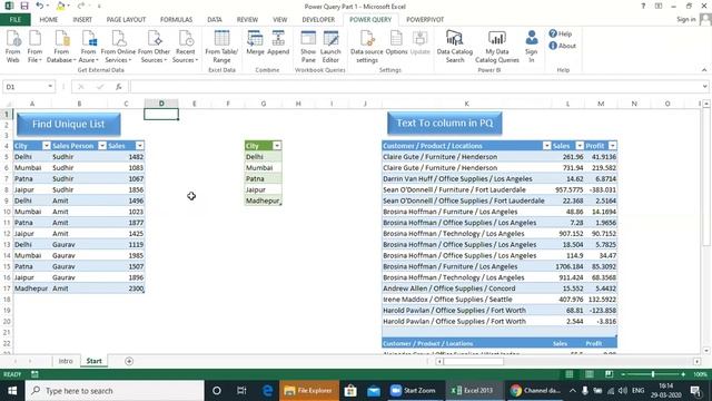 Get & Transform Data in Excel with Power Query | Power Query Introduction | Big Data Analysis Tool