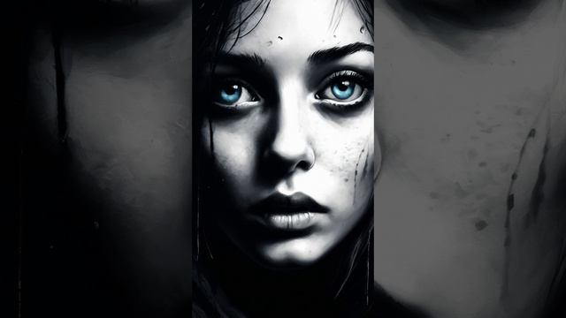 Чёрно-белый арт