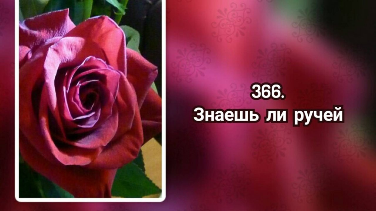 Гимны надежды 366 Знаешь ли ручей (-)