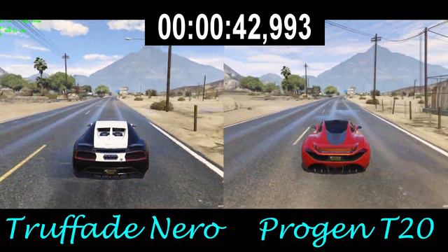 GTA 5 DLC - NEW Truffade Nero VS Progen T20. Best Supercar :)