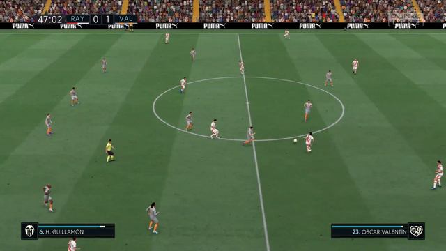 FIFA 22 | Rayo Vallecano vs Valencia - Estadio de Vallecas | 11 April 2022 | Gameplay