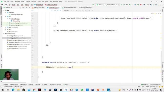 Fetch Live Contacts From Parsing  | JSONobject | JSONarray | From url In Android Studio | GET METHO