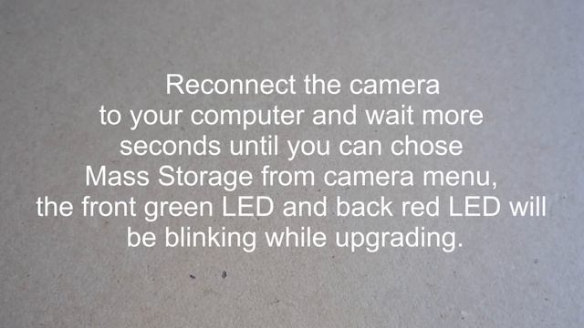 GitUp Git2 - upgrade firmware from V1.4 to V1.5