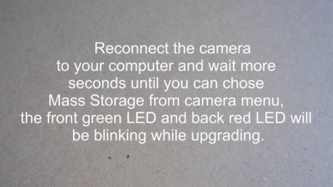 GitUp Git2 - upgrade firmware from V1.4 to V1.5