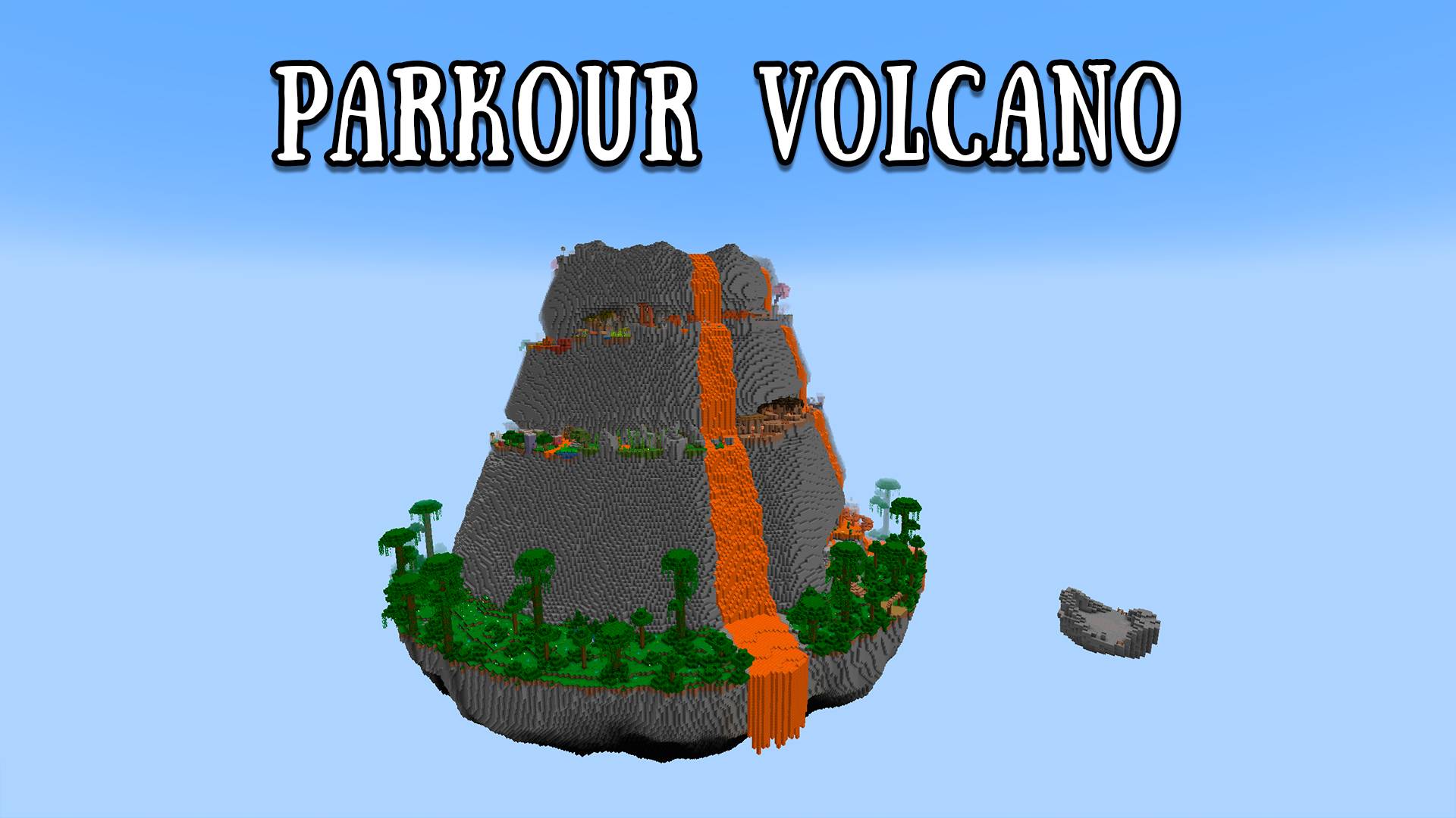 Вулкан плюс Паркур - Parkour Volcano [Прохождение Карты] Майнкрафт
