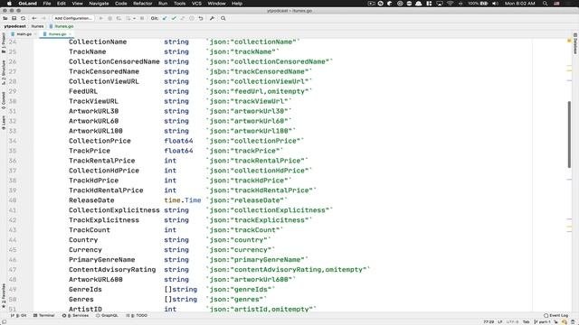 Learn Go By Building Small Projects - P02EP01 Parsing JSON & XML