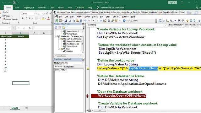 VlookupExtract The Data when Lookup Value and Lookup Range exists in two Different Workbooks