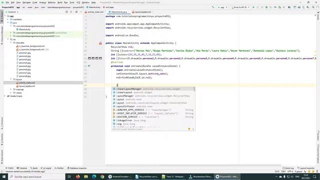 Curso de Android con Java: RecyclerView con elementos de tipo CardView