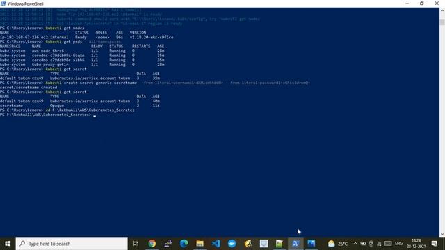Kubernetes Secrets on AWS EKS