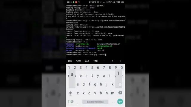 Tutorial Install 20vision Toolskit in Termux