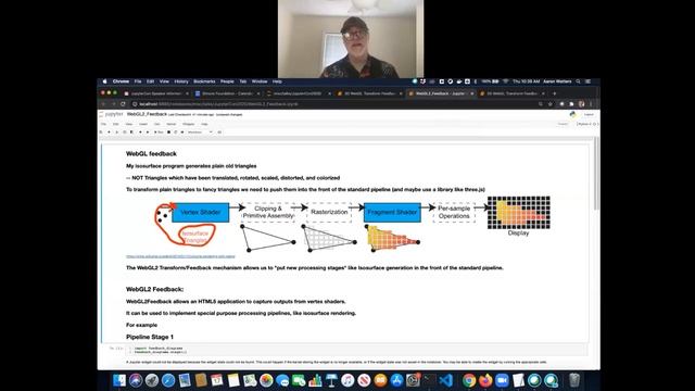 Using WebGL2 Transform Feedback in Jupyter Widgets for advanced computations and graphics