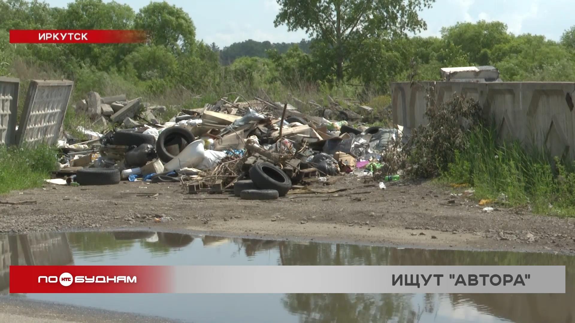 Заваленная мусором дорога в Иркутске стала объектом спора в суде